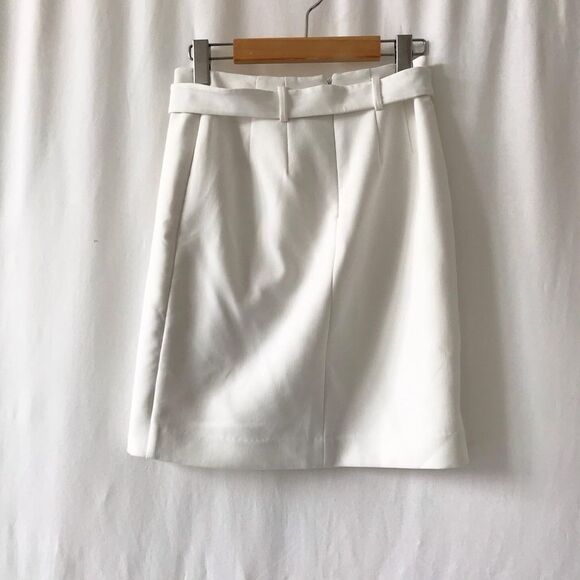 White House Black Market Tie-Belt pencil skirt 00 - Picture 9 of 14
